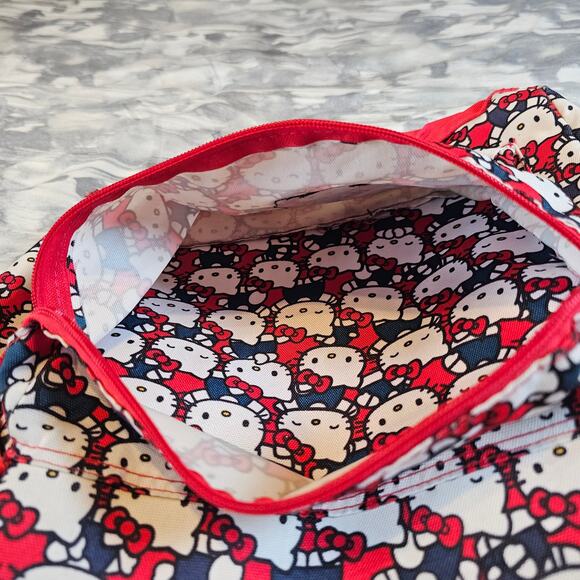 2012 Sanrio Hello Kitty Red All Over Print 16" Backpack Book Bag Vintage Gift - Picture 3 of 8